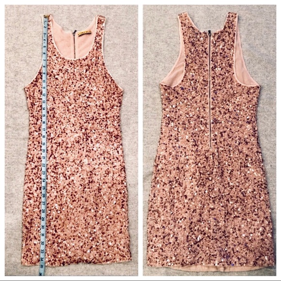 ALICE + OLIVIA Kendra Sequined & Beaded Racerback Dress - Picture 6 of 10